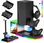 Accessories for Xbox Series X, Upgraded Cooling Stand and Charging Station for
