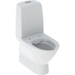 Porsgrund Spira Art Gulvstående toalett 650x355 mm, Uten skyllekant, Hvit - 6045012