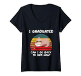 Womens I Graduated Can I Go Back To bed Now? V-Neck T-Shirt