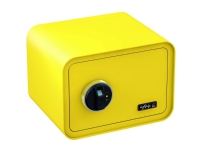 BASI mySafe 350, Frittstående safe, Gult, Elektronisk, Fingeravtrykksleser, Batteri, AA, 350 mm