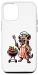 iPhone 14 Cartoon Hyena Grill BBQ Chef Case