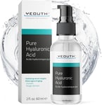YEOUTH 100% Pure Hyaluronic Acid Serum for Face, Hydrating Serum for Dull Skin,