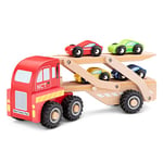 New Classic Toys - 11960 - Camion de transport d 'autos - Multicolore