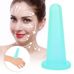 Vaccum Facial Massager Cupping Cup Face Body Care Therapy Tr Green