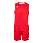 Kappa CAIROSI Maillot et Short réversible Basket-Ball Homme Red FR : Taille Unique (Taille Fabricant : 8Y)
