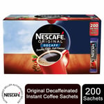 Nescafe Original Decaffeinated Stick Packs 200's