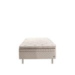 DUX - Dux 30 resårbotten medium 120x200 cm/ Top Pad Bäddmadrass/ Rund oatmeal 20 cm - Ramsängar - Beige