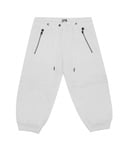 Nike Womens Cropped Pants Capri Joggers White 213236 100 Cotton - Size UK 7