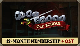 Old School RuneScape 12-Month Membership + OST - PC Windows,Mac OSX