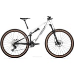 Heldämpad Mtb Rock Machine Blizzard Xcm 70-29 Blank Vit/Svart/Silver 2024