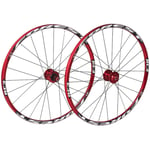 L.BAN Bicycle Wheel Set 26"/ 27.5" Disc Brake MTB Bicycle Wheel Double-walled Aluminum Rim QR 7-11 Speed Cassette NBK Sealing Bearing 1790g 1.5"-2.5" Tire,D-26in