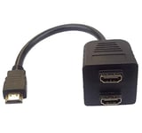 PremiumCord Adaptateur HDMI Splitter M 2 connecteurs F