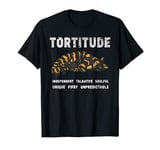 Tortitude Torties Feisty Tortoiseshell Funny Cats T-shirt T-Shirt
