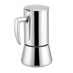 200ml Stainless Steel Moka Pot Coffee Maker For Gas & Electric HG
