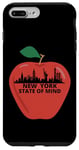 iPhone 7 Plus/8 Plus New York state of mind red apple city silhouette Case