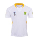 DDZY Rugby Jersey, 2019-2020 South Africa World Cup, Summer Sports Breathable Casual T-shirt Football Shirt Polo Shirt,Home,L