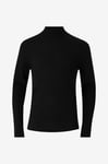 Calvin Klein - Tröja Merino RWS Mock Neck Sweater - Svart