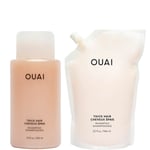 OUAI Thick Shampoo and Refill Bundle