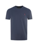Polo Ralph Lauren Mens Navy Blue T-Shirt - Size Small