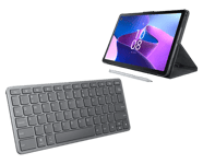Lenovo Tab M10 Plus 3rd Gen 4GB 128GB Wifi - Storm Grey + Pen, Folio & Wireless Keyboard MediaTek Helio G80-processor 2,00 GHz , Android, 128 GB eMCP