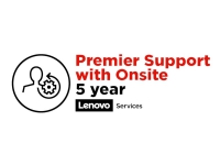 Lenovo Premier Support - Utvidet serviceavtale - deler og arbeid (for system med 1-års Premier Support) - 5 år (fra opprinnelig kjøpsdato for utstyret) - på stedet - responstid: NBD - for ThinkStation P410 P500 P510 P520 P520c P620