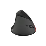 Solustre 2.4G Wireless Vertical Mouse Ergonomic Optical Mouse 5 Buttons with DPI Levels 1600 (Black)