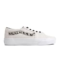 Vans Womens Sk8-low Trainers - White Suede - Size UK 3