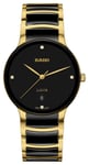 RADO R30022712 Centrix Diamonds Quartz (39.5mm) Black Dial Watch