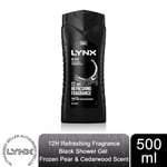 Lynx Black 12H Refreshing Energy Boost Shower Gel Bodywash, 500ml