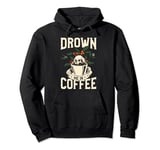 Funny Skeleton Coffee Brewer Barista Pullover Hoodie