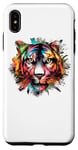 iPhone XS Max Tiger Watercolor Zoo Animal Park Wild Cat Jungle Case