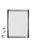 mini magnetisk whiteboard med buet ramme 21,5x28 cm