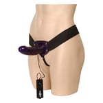 Seven Creations Purple Female Strap On Vibrating 6 Inch Dong/Dildo