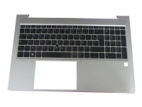 HP - Ersättningstangentbord för bärbar dator - med pekpinne, ClickPad - bakgrundsbelyst - fransk - för EliteBook 850 G7 Notebook