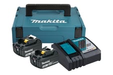 Makita DC18RC batteriladdare - med batteri - 2 - Li-Ion