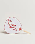 Beams Japan Komaruyasumi Folding Fan White