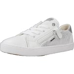 Geox J Kilwi Girl Sneaker, Off White, 7.5 UK Child