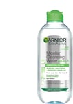 Garnier Micellar Cleansing Water, Gentle Face Cleanser and Makeup Remover, 400ml