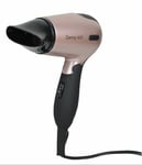 1200W FOLDING TRAVEL DUAL VOLTAGE HAIR DRYER CONCENTRATOR HAIRDRYER ROSE GOLD