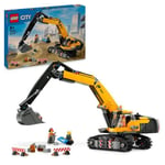 LEGO® City 60420 La pelleteuse de chantier jaune, jouet pour enfant à partir de 8 ans