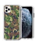 Abold Cell Phone Clear Ultra Slim Lightweight Anti-Scratch TPU Protective Cover Forest Green Camo Cases for iPhone 11 Pro Max 6.5"