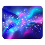 Mousepad Computer Notepad Office Beautiful Mystic Galaxy Cosmic Outer Space Digital Colorful Home School Game Player Computer Worker Inch