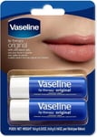Vaseline Stick Blue Original Lip Therapy Balm TWIN PACK 2x4.8g