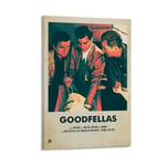 Goodfellas 8 Vintage Classic Movie TV Poster Prints Canvas Pictures Paintings on Canvas Wall Art for Home Decor Framed Poster 12x18inch(30x45cm)