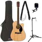 PACK CD-60SCE DREADNOUGHT WLNT NATURAL + ACCESSOIRES