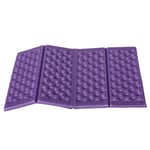 Quaanti Moisture-Proof Folding EVA Foam Pads Mat Cushion Seat Camping Park Picnic Foldable 38x27CM Damp Proof Floor Seating mat (Purple)