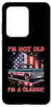 Coque pour Galaxy S20 Ultra I'm Not Old I'm Classic American Truck USA Flag Car