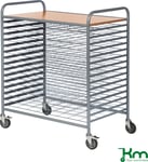 Torkvagn – 15 hyllor, 950x600x1120 mm, 100 kg