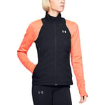 Under Armour Coldgear Reactor Run Insulated Gilet Femme Noir FR : M (Taille Fabricant : Taille MD)