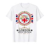 London Idea For Kids With Union Jack Flag Of England Teacup T-Shirt